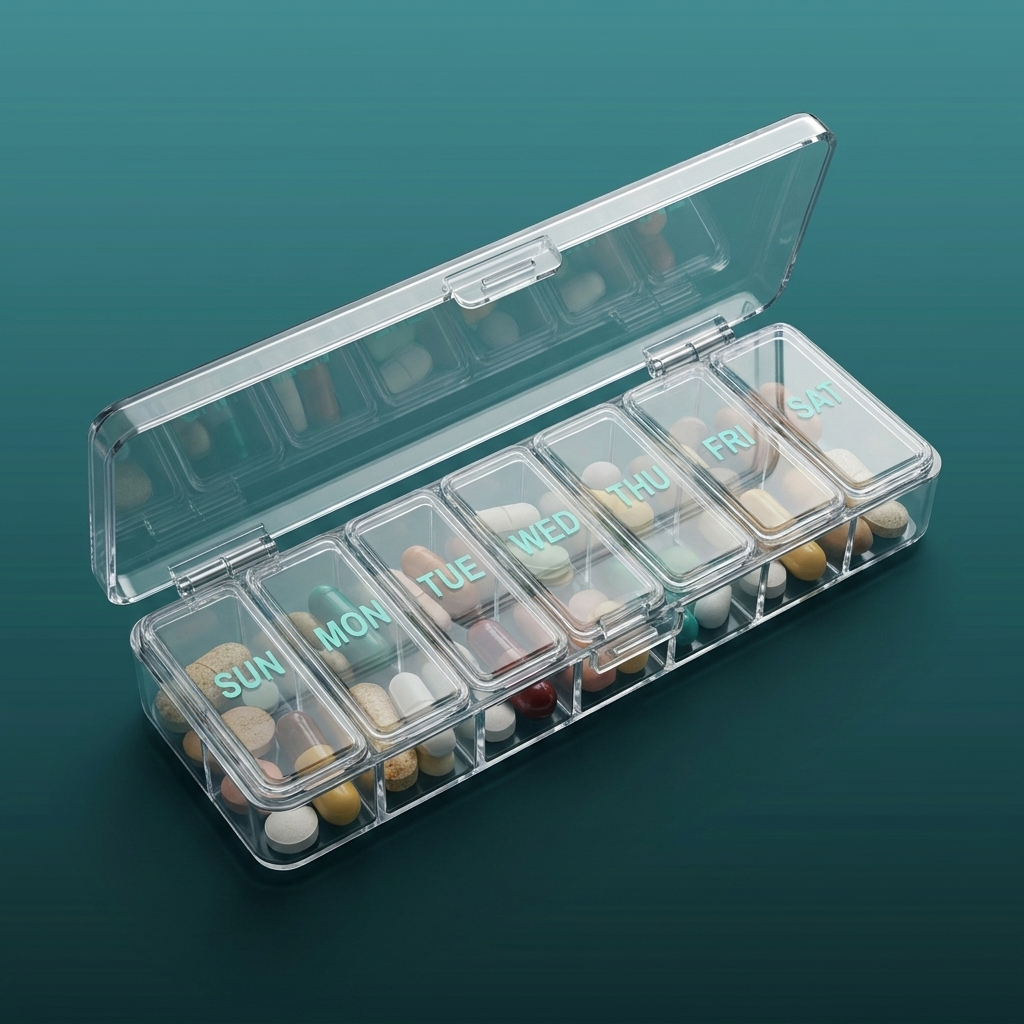 Weekly Capsule Organizer