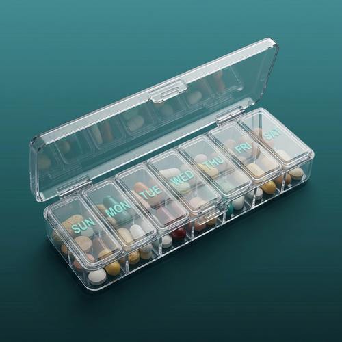 Weekly Capsule Organizer
